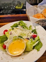 House Salad with Bread and Dip